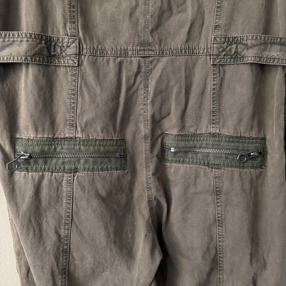 FREE PEOPLE FLEETWOOD FLIGHT SUIT ONE PIECE UTILITY JUMPSUIT SIZE 4 - Picture 11 of 11